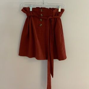 American Eagle Cinched Waist Mini Skirt